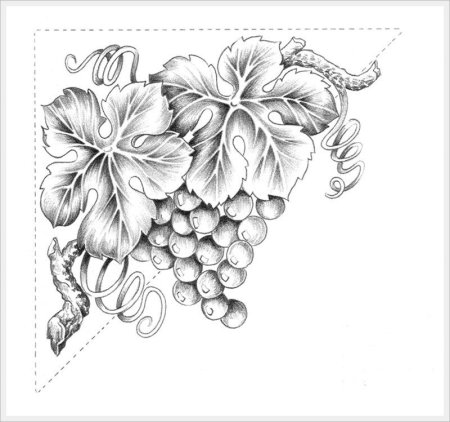 Виноград орнамент