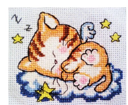 Вышивка крестом котики легкие