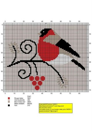 Схемы для вышивки крестиком простые