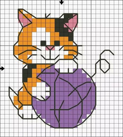 Вышивка бабочки крестом схемы для начинающих