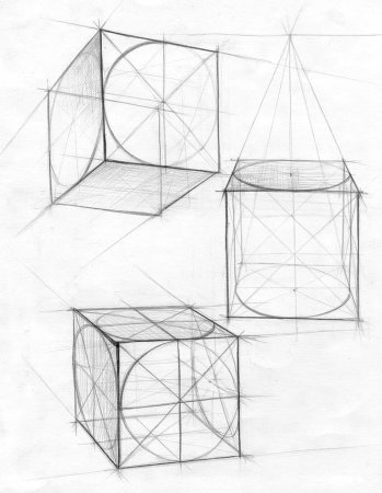 Линейно-конструктивное построение геометрических тел