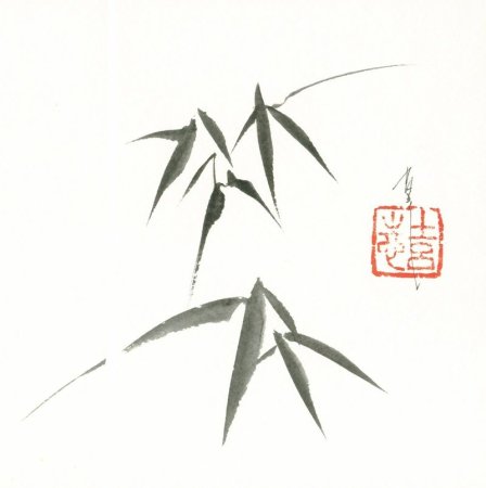 Каллиграфия китайская бамбук