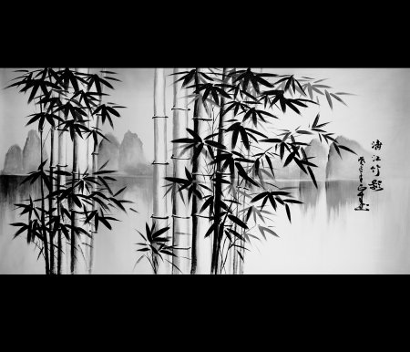 Японская Графика бамбук