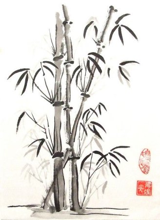 Японские тату эскизы бамбук