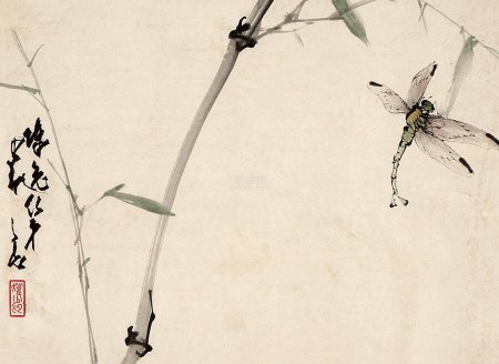 Китайская живопись тушью бамбук