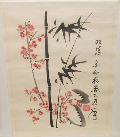 Японские Гравюры бамбук