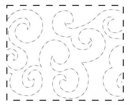 Схемы для Стежки бордюра квилта