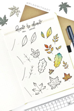 Рисуночки Bullet Journal