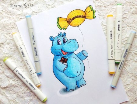 Рисование маркерами для детей