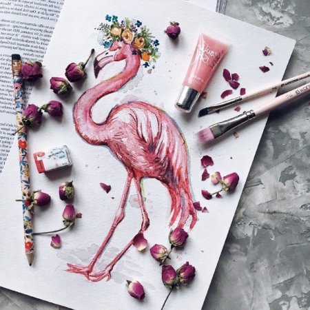 Акварельные скетчи для начинающих