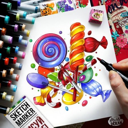 Яркие идеи для рисования