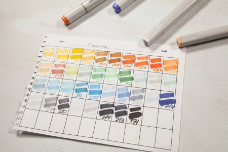 Рисунки маркерами для скетчинга легкие