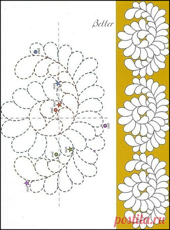 Схемы Стежки для квилтинга для начинающих