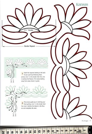 Схемы для Стежки трапунто