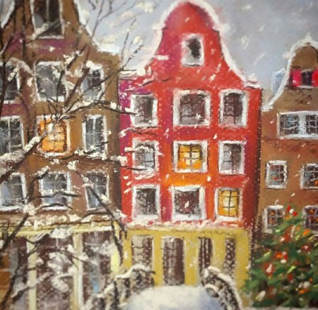 Новогодний сюжет пастель