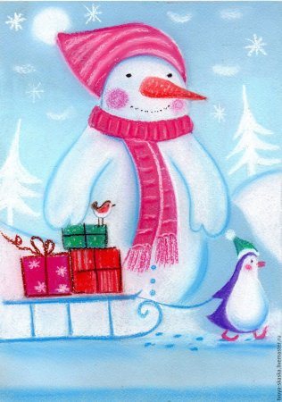 Новогодняя пастель