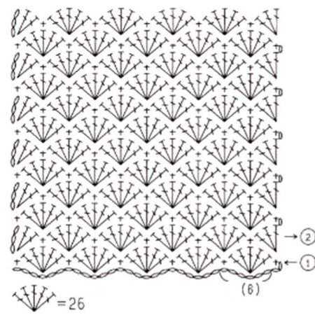 Вязки ракушки крючком схемы