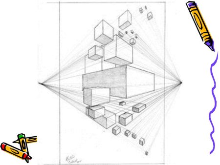 Архитектурные зарисовки карандашом
