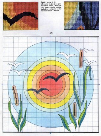 Схемы ковровая техника вышивания для начинающих