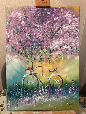 Картины акрилом на холсте