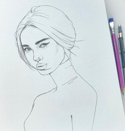 Рисунки для скетчбука легкие люди