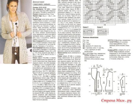 Женский длинный кардиган вязаный спицами схемы вязания