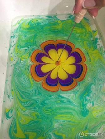 Техника рисования эбру