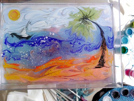 Аква анимация эбру