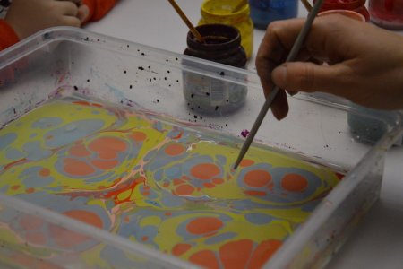 Мастер класс по рисованию на воде