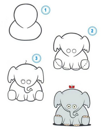 Рисунки срисовать для начинающих