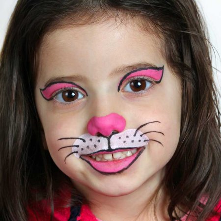 Лёгкий грим на лицо для девочек