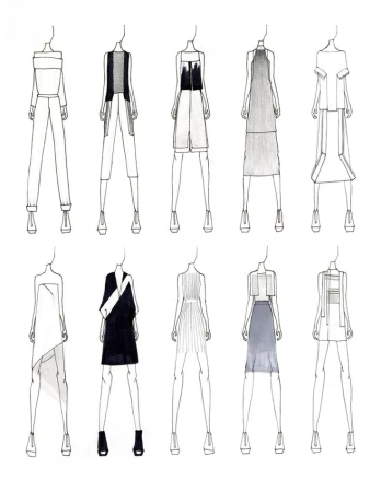 Дизайнерские Наброски одежды