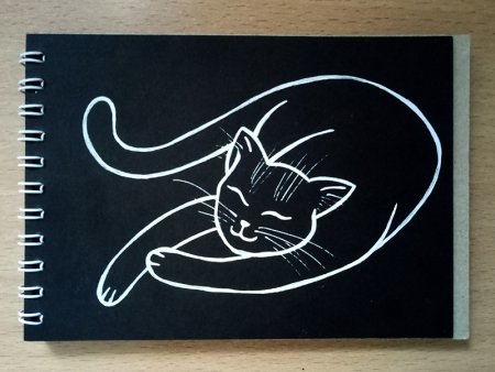 Чёрные листы для рисования