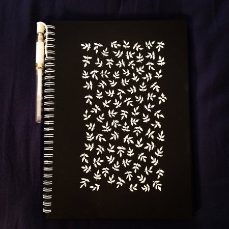 Скетчбук для рисования черный