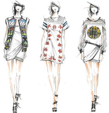 Спортивный стиль одежды эскизы