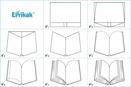 Как нарисовать книжку