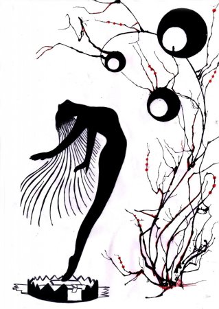 Рисунки тушью