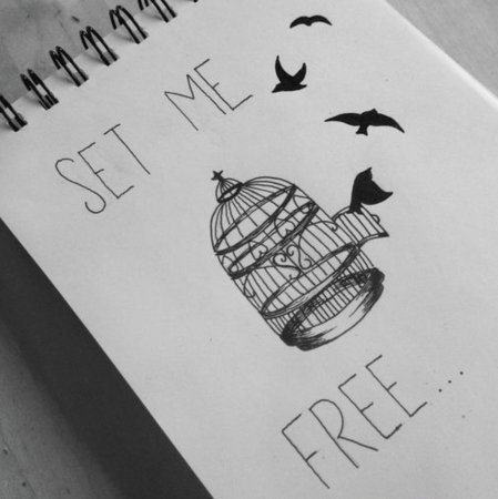 Грустные рисунки для срисовки черной ручкой