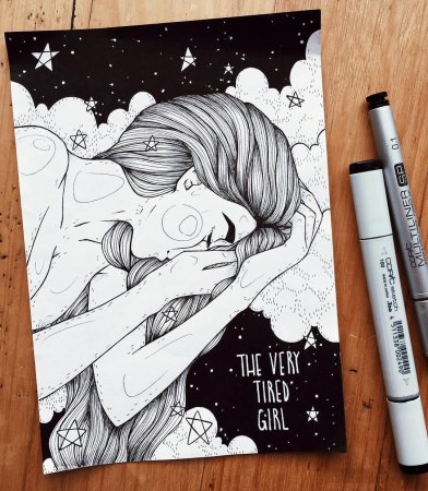 Зарисовки ручкой легкие