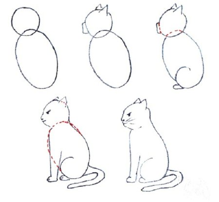 Поэтапное рисование карандашом