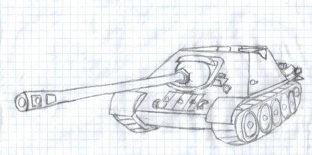 Танк рисунок