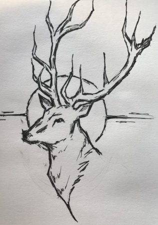 Рисунки тушью легкие