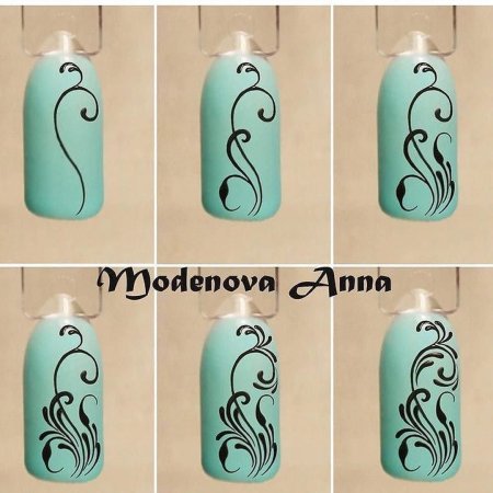 Геометрия на ногтях пошагово