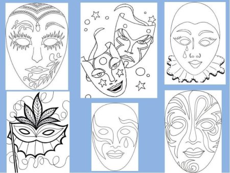 Рисунок масками для начинающих (43 фото)