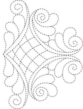 Схемы Стежки квилтов