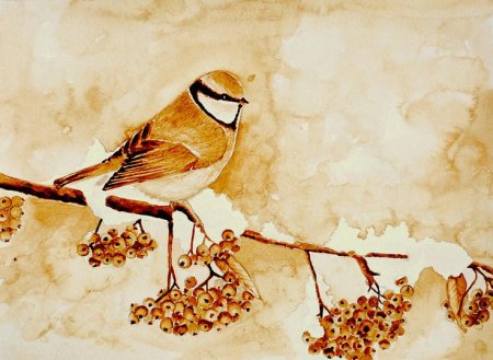 Кофейная живопись для детей