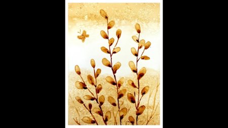 Рисуем кофейным раствором