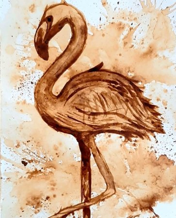 Кофейная живопись для детей