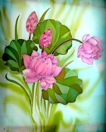 Виктория Кравченко офортный батик