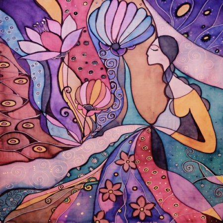 Батик роспись по ткани для начинающих